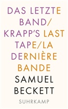 Samuel Beckett - Das letzte Band. Krapp's Last Tape. La dernière bande
