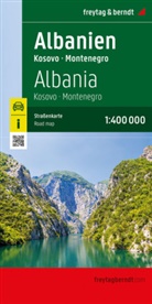 freytag &amp; berndt - Albanien, Straßenkarte 1:400.000, freytag & berndt