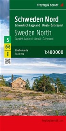 freytag &amp; berndt - Schweden Nord, Straßenkarte 1:400.000, freytag & berndt