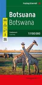 freytag &amp; berndt - Botsuana, Straßenkarte 1:1.100.000, freytag & berndt