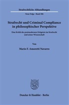 Mario Fabricio Amoretti Navarro - Strafrecht und Criminal Compliance in philosophischer Perspektive.
