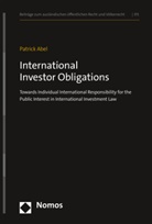 Patrick Abel - International Investor Obligations