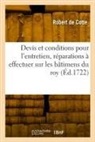 Cotte-r, Robert De Cotte - Devis et conditions des ouvrages