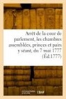 COLLECTIF - Arret de la cour de parlement,