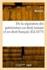 Boitelle - De la separation des patrimoines