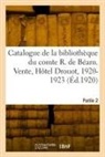 COLLECTIF - Catalogue de la bibliotheque de