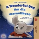 Kidkiddos Books, Sam Sagolski - A Wonderful Day (English Portuguese Bilingual Children's Book -Brazilian)
