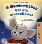 Kidkiddos Books, Sam Sagolski - A Wonderful Day (English Portuguese Bilingual Children's Book -Brazilian)