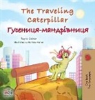 Kidkiddos Books, Rayne Coshav - The Traveling Caterpillar (English Ukrainian Bilingual Children's Book)