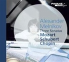 Frédéric Chopin, Alexander Melnikov, Wolfgang Amadeus Mozart, Franz Schubert - Three Sonatas / Klaviersonaten, 1 Audio-CD (Livre audio)