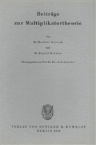 Erich Schneider - Beiträge zur Multiplikatortheorie.