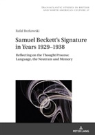 Rafa¿ Borkowski, Rafal Borkowski, Marek Wilczynski - Samuel Beckett's Signature in Years 1929-1938