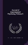 American Psychological Association - Journal of Experimental Psycholog, Volume 5