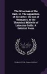 Thomas Dutton, Thomas Inchbald - The Wise Man of the East, Or, the Apparition of Zoroaster, the Son of Oromases, to the Theatrical Midwife of Leicester-Fields. a Satirical Poem