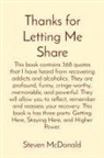 Steven J McDonald - Thanks for Letting Me Share