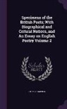 Thomas Campbell - Specimens of the British Poets; With Biographical and Critical Notices, and an Essay on English Poetry Volume 2
