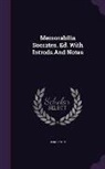Xenophon - Memorabilia Socrates. Ed. With Introds.And Notes
