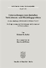 Bernhard Pfister - Untersuchungen zum deutschen Vertriebenen- und Flüchtlingsproblem.