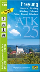 Landesamt für Digitalisierung Breitband un, Breitband und Vermessung Landesamt für Digitalisierung - ATK25-K19 Freyung (Amtliche Topographische Karte 1:25000)
