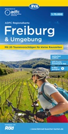 Allgemeiner Deutscher Fahrrad-Club e.V. (ADFC), Bike, BVA BikeMedia GmbH, Allgemeiner Deutscher Fahrrad-Club e V (ADFC - ADFC-Regionalkarte Freiburg und Umgebung 1:75.000, reiß- und wetterfest, GPS-Tracks Download