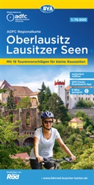Allgemeiner Deutscher Fahrrad-Club e.V. (ADFC), Bike, BVA BikeMedia GmbH, Allgemeiner Deutscher Fahrrad-Club e V (ADFC - ADFC-Regionalkarte Oberlausitz - Lausitzer Seen, 1:75.000, mit Tagestourenvorschlägen, reiß- und wetterfest, GPS-Tracks Download
