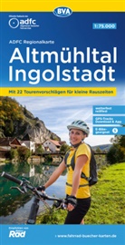 Allgemeiner Deutscher Fahrrad-Club e.V. (ADFC), Bike, BVA BikeMedia GmbH, Allgemeiner Deutscher Fahrrad-Club e V (ADFC - ADFC-Regionalkarte Altmühltal Ingolstadt, 1:75.000, mit Tagestourenvorschlägen, reiß- und wetterfest, GPS-Tracks Download