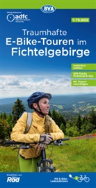 Allgemeiner Deutscher Fahrrad-Club e.V. (ADFC), Bike, BVA BikeMedia GmbH, Allgemeiner Deutscher Fahrrad-Club e V (ADFC - ADFC-Regionalkarte Traumhafte E-Bike-Touren im Fichtelgebirge, 1:75.000, mit Tagestourenvorschlägen, reiß- und wetterfest, GPS-Tracks Download