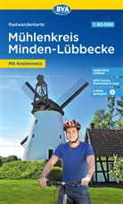BVA BikeMedia GmbH, BVA BikeMedia GmbH, Minden Kreis Minden-Lübbecke, Minden-Lübbecke Minden, Kreis Minden-Lübbecke Minden - Radwanderkarte BVA Radwandern im Mühlenkreis Minden-Lübbecke 1:50.000, reiß- und wetterfest, GPS-Tracks Download