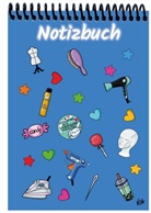 E&amp;Z Verlag GmbH - A 4 Notizblock Manga Items, blau, blanko