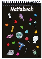 E&amp;Z Verlag GmbH - A 5 Notizblock Manga Items, schwarz, blanko