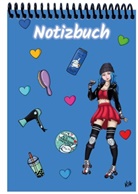 E&amp;Z Verlag GmbH - A 5 Notizblock Manga Enora, blau, kariert