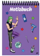 E&amp;Z Verlag GmbH - A 4 Notizblock Manga Quinn, lila, liniert