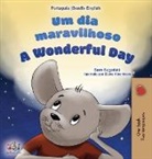 Kidkiddos Books, Sam Sagolski - A Wonderful Day (Brazilian Portuguese English Bilingual Book for Kids)
