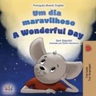 Kidkiddos Books, Sam Sagolski - A Wonderful Day (Brazilian Portuguese English Bilingual Book for Kids)