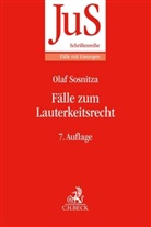 Volker Emmerich, Olaf Sosnitza - Fälle zum Lauterkeitsrecht