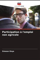 Simeon Onya - Participation à l'emploi non agricole