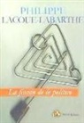 Philippe Lacoue-Labarthe - La ficción de lo político