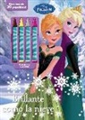 Walt Disney - Frozen : brillante como la nieve : libro de colorear con ceras