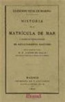 Francisco Javier De Salas - Cuestión vital de marina : historia de la matrícula de mar y exámen de varios sistemas de reclutamiento marítimo