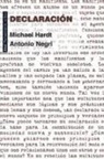 Michael Hardt, Antonio Negri - Declaración