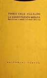 Pedro Cruz Villalón - La Constitución inédita : estudios ante la constitucionalización de Europa