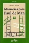Jacques Derrida, Paul Derrida - Memorias para Paul de Man