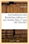 Ernest Blum, Clairville - Les conferences chez beaubichon,