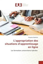 Chaymae Aberkane - L'appropriation des situations d'apprentissage en ligne
