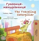 Kidkiddos Books, Rayne Coshav - The Traveling Caterpillar (Ukrainian English Bilingual Book for Kids)