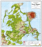 Historische Karte: Insel Rügen 1949 (gerollt)