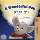 Kidkiddos Books, Sam Sagolski - A Wonderful Day (English Hebrew Bilingual Children's Book)