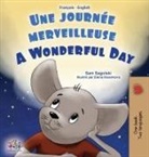 Kidkiddos Books, Sam Sagolski - A Wonderful Day (French English Bilingual Book for Kids)