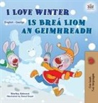 Shelley Admont, Kidkiddos Books - I Love Winter (English Irish Bilingual Children's Book)