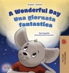 Kidkiddos Books, Sam Sagolski - A Wonderful Day (English Italian Bilingual Book for Kids)